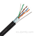 UTP FTP CAT5e con mensajero CCA 24awg Lan